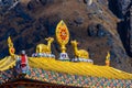 Tyangboche. Tengboche buddhist monastery in Himalayan mountains of Nepal Royalty Free Stock Photo