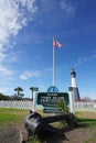 Tybee Island, GA-USA- 1-05-2023: Tybee Island light station and lighthouse near Savannah Royalty Free Stock Photo