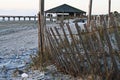 Tybee Island Sand Dunes Royalty Free Stock Photo