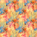 Tye-dye abstract batik tie-dye textile pattern - Illustration Royalty Free Stock Photo
