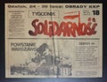 Tygodnik Solidarnosc is a Polish weekly magazine Royalty Free Stock Photo