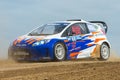 Tyler Benson rally driver Royalty Free Stock Photo