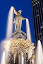 Tyler Davidson Statue - Fountain Square - Downtown Cincinnati, Ohio Royalty Free Stock Photo