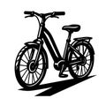 tylish vector bicycle design with clean lines Royalty Free Stock Photo