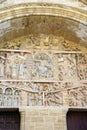 Tympanum carvings of the Last Judgment