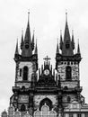 Tyn church of Prague, Czech Republic Royalty Free Stock Photo