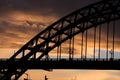 Tyne Bride at sunset Royalty Free Stock Photo