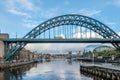Tyne Bridge over the River Tyne, Newcastle, UK Royalty Free Stock Photo