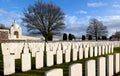 Tyne Cot Cemetery Flanders Fields, Belgium Royalty Free Stock Photo