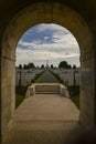 Tyne Cot Entry gate Royalty Free Stock Photo