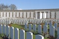 Tyne Cot: war cemetery Royalty Free Stock Photo