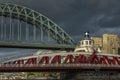 Tyne and Swing Bridge over the River Tyne,