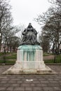 Large statue of Queen Victoria errected in her memory at Tynemouth, Tyne and Wear