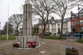 War memorial to the fallen in world war one and two Royalty Free Stock Photo