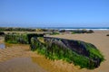 Tynemouth Long Sands on the North East Coast of England pictured on a warm autumn morning Royalty Free Stock Photo