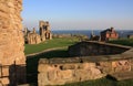 Tynemouth Prior and castle Royalty Free Stock Photo