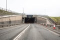 Entrance to Tyne Tunnel Toll Road Tunnel Southbound entance