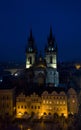 Tynsky church, Old Town Square, Prague, Czech Republic