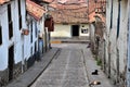 Typical colonial Architecture in Cusco Royalty Free Stock Photo