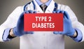 Type 2 diabetes Royalty Free Stock Photo