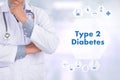 Type 2 diabetes doctor a test disease health medical concept
