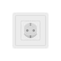 Type F power socket icon flat isolated vector Royalty Free Stock Photo