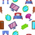 Type of furniture pattern, cartoon style