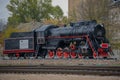 A Type `L` Soviet Steam Locomotive on display in Vilnius