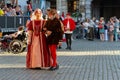 Traditional medieval pageant in Brussels