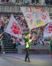 Traditional medieval pageant in Brussels