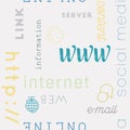 Type Pattern Web Icon seamless