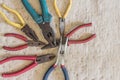 This type of pliers - Stock Image