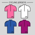 Types of cycling jerseys