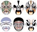 Types of facial make-up in Beijing opera set ten