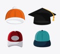 Types of hats cloth accessory