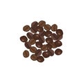 Types of robusta coffee beans. hot drink