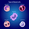 Types of White blood cells