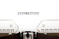 Typewriter Copywriting