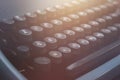 Typewriter detail Royalty Free Stock Photo
