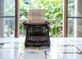 Typewriter Herman Hesse museum Montagnola Switzerland Royalty Free Stock Photo