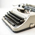 Typewriter isolated on transparent background
