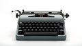 Typewriter Isolated on White Royalty Free Stock Photo