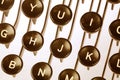 Typewriter keyboard Royalty Free Stock Photo