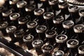 Typewriter keys Royalty Free Stock Photo