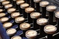 Typewriter keys