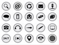 Web Icon Set Useful Icons Over A white Background Royalty Free Stock Photo