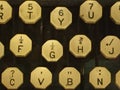 Typewriter keys