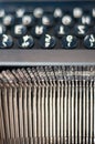 Typewriter letters Royalty Free Stock Photo