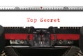 Typewriter Top Secret