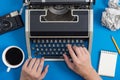 Typewriters and retro business image